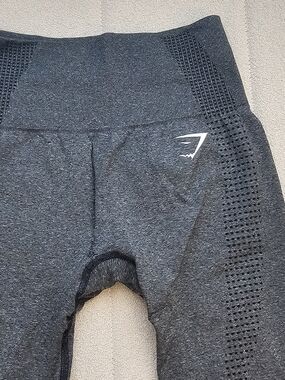 Gymshark Charcoal Gray Seamless High-Waist Leggings